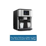 Mars&Hars Buz Yapma Makinesi ve Soğuk Su Sebili-LCD Dokunmatik Ekran (18kg kapasiteli)