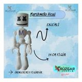 Marshmello Head ROBLOX Eklemli Oyuncak 14 cm