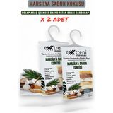 Marsilya Sabunu Dolap Kokusu 2 Adeti Set - Güve ve Neme Karşı - Çeyizlik ve Gardırop Için