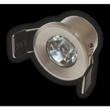 Marsilyan™- 1 Adet Cata Ct 5270 Yıldız 1.5W Sıva Altı LED Spot Satin Kasa Beyaz Işık 6400K - Renkli - Standart