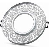 Marsilyan™- 1 Adet Noas YL65 1767 Iris LED Çerçeveli 4000K Yuvarlak Kristal Cam Spot GU10 Duy - Renkli - standart
