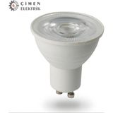 Marsilyan™- 1 Adet Noas YL91 0707 M Mercekli 7W LED Çanak Ampül 4000K GU10 Duy - Renkli - Standart