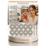 Marsilyan 10 Adet 20MM Elmas Kesici Disk Seti, Mini Cam Metal Ahşap Kesme Ucu 723231 - Çok Renkli
