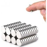 Marsilyan™- 10 Adet 8X3MM Yuvarlak Neodyum Mıknatıs Güçlü Nikel Kaplamalı Kaliteli Dayanıklı Magnet - Renkli - standart