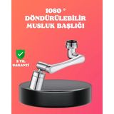 Marsilyan 1080° Dönebilen Püskürtme Filtreli Musluk Başlığı Su Tasarruflu