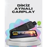 Marsilyan 1080P Çift Kameralı Dokunmatik Dikiz Aynası G Sensörlü - Renkli