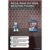 Marsilyan™- 1:12 Olcekli Capcom Lisansli Ice Man Aksiyon Figuru - 16 Hareketli Eklemli Robot Master BX-313801