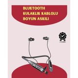 Marsilyan 120 Saat Pil Ömrüyle Boyun Askılı Bluetooth Kulaklık – Spor ve Günlük Kullanım Için - Çok Renkli