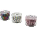 Marsilyan 1200 Adet Yuvarlak - Ince Muffin Kağıt Kek Kapsülü Ağız Çap: 6.5cm - Derinlik: 2.5cm (K95) - Renkli