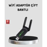 Marsilyan- 1200 Mbps Dual Band Wifi Adaptör – 5.8g & 2.4g Çift Antenli