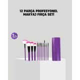 Marsilyan 12’li Profesyonel Makyaj Fırça Seti Ultra Yumuşak Sentetik Kıllı - --