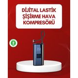 Marsilyan 12V Uyumlu Çok Işlevli Akıllı Araç Lastik Pompası