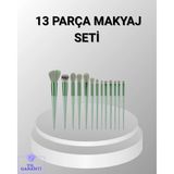 Marsilyan 13 Parça Makyaj Fırça Seti – Ergonomik, Dökülme Yapmayan, Taşınabilir - Renkli