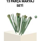 Marsilyan 13’lü Profesyonel Makyaj Fırça Seti – Yumuşak Sentetik Kıllı, Tüm Cilt Tiplerine Uygun - Renkli
