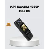 Marsilyan- 180 Derece Dönebilen Mini Kamera Full Hd Tft Ekran Hareket Sensörlü - Renkli - standart
