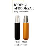 Marsilyan 2 Adet Afrodizyak Etkili Erkek Parfüm Cep Boy Musk + Fresh 5ml - 5 ml