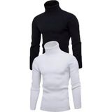Marsilyan- 2 Adet Unisex Kaşkorse Boğazlı Full Likralı Fitilli Body Kazak - Çok Renkli