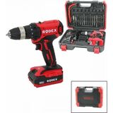 Marsilyan™- 2 Kademe Hız - Vites Şarjlı=çift Batarya 17PCS Uçlu Matkap 0-350 / 0-1350 Rpm 21V/2.0A Lı-Ion RDX-3375A BX40 - Renkli - Standart