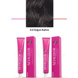 Marsilyan 2 Li Set Premium 4.0 Yoğun Kahve - Kalıcı Krem Saç Boyası 2 x 50 G Tüp