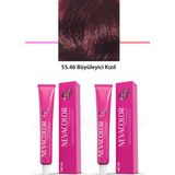 Marsilyan 2 Li Set Premium 55.46 Büyüleyici Kızıl - Kalıcı Krem Saç Boyası 2 x 50 G Tüp