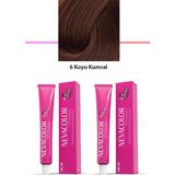 Marsilyan 2 Li Set Premium 6 Koyu Kumral - Kalıcı Krem Saç Boyası 2 x 50 G Tüp