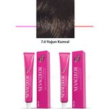 Marsilyan 2 Li Set Premium 7.0 Yoğun Kumral - Kalıcı Krem Saç Boyası 2 x 50 G Tüp
