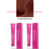 Marsilyan 2 Li Set Premium 7.3 Koyu Altın Sarısı - Kalıcı Krem Saç Boyası 2 x 50 G Tüp