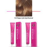 Marsilyan 2 Li Set Premium 9.0 Yoğun Çok Açık Kumral - Kalıcı Krem Saç Boyası 2 x 50 G Tüp