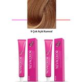 Marsilyan 2 Li Set Premium 9 Çok Açık Kumral - Kalıcı Krem Saç Boyası 2 x 50 G Tüp