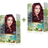 Marsilyan 2 Paket Natural Beauty Amonyaksız Saç Boyası 3.66 Patlıcan Moru