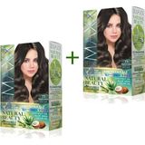 Marsilyan 2 Paket Natural Beauty Amonyaksız Saç Boyası 7.1 Küllü Kumral