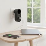 Marsilyan 2 Usb,1 Type-C Girişli 1&amp;apos;li Çocuk Korumalı,ısıya Karşı Dayanıklı 2500WATT Termal Akım Korumalı Priz (4887) - Çok Renkli