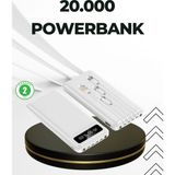 Marsilyan 20.000MAH Taşınabilir Powerbank Pd Teknolojili Çift USB Çıkışlı - Renkli