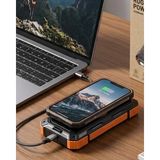 Marsilyan 20000 Mah Powerbank Güneş Enerjili Kablosuz Şarj Hızlı Şarj Taşınabilir Batarya (Kopya) - 001-Renkli