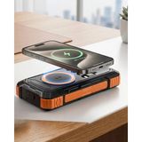 Marsilyan 20000 Mah Powerbank Güneş Enerjili Kablosuz Şarj Hızlı Şarj Taşınabilir Batarya (Kopya) - Renkli