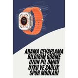 Marsilyan 2025 Model Akıllı Saat Çift Kordon Ios ve Android Arama Cevaplama Sesli Asistan - 01P-Pembe
