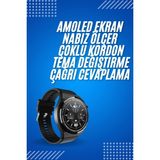 Marsilyan 2025 Model Yeni Nesil Gps Uyumlu Uyku Takibi ve Sağlık Takibi Spor Modları - 35 - 48 mm - 1 - 01P-Pembe