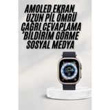 Marsilyan 2025 Yeni Model Akıllı Saat Android ve Ios Uyumlu Çağrı Cevaplama - MCT3040-5562 - 1 - Renkli