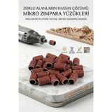 Marsilyan 20'li 6.4mm Yüzük Zımpara Seti | Detay Işleme & Çapak Alma 723047 - Çok Renkli