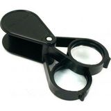 Marsilyan 20X30 2K-30MM Çıft Optik Lens Katlanan Cep Büyüteç