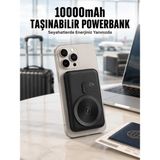 Marsilyan 22.5W Hızlı Şarj Destekli Manyetik Powerbank Kompakt Tasarım Yeni Nesil - Renkli - standart