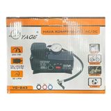 Marsilyan 220 Volt-12 Volt 250 Psi Kompresör Lastik Hava Şişirme Oto Pompası Fişli Ve Çakmaklı Yage-843