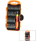 Marsilyan™- 28PCS Saatçi Telefon Bits Tornavida Seti 27PCS Uç + 1-T.vida Sapı BX40 - Renkli - Standart