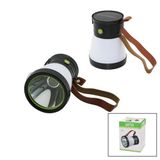 Marsilyan 2İN 15W+360°SMDEL FENERİ SOLAR- USB ŞARJ POWERBANK 500LM IŞIK AYARI FLAŞÖR SUNİ DERİ KULP P