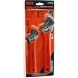 Marsilyan 2pcs Set 8 İNÇ-200MM - 10 İNÇ-250MM Kurbağacık Anahtar Seti (K95)