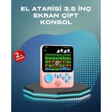 Marsilyan 3.5 Inç LCD Ekranlı 666 Oyunlu Taşınabilir Retro Oyun Konsolu