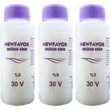 Marsilyan 3 Adet Oksidan Krem Saç Boya Sıvısı 9'luk 30 Volüme 60 ml