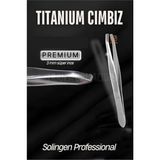 Marsilyan 3 mm Ince Uçlu Cımbız Titanyum Çelik Solingen Professional - Renkli - standart