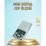 Marsilyan 300 gr Hassas Cep Terazisi Mavi Işıklı LCD Ekranlı - Renkli