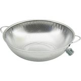 Marsilyan™- 31CM Metal Kulplu Çelik Sepet Süzgeç Ince Tel Ayaklı BX40 - Renkli - standart